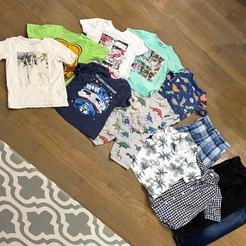 4T/5T assorted spring/summer mixed lot - 14 pcs total